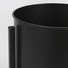 Jessy Flowerpot on Stand - Set of 3 - H35 x Ø27 cm - Metal - Black by Mica Decorations