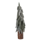 Mini Artificial Christmas Tree Ø 18x57 cm Green Plastic by Clayre & Eef.