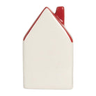 Decoration house with LED 6x5x10 cm white ceramics by Clayre & Eef.