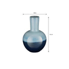 Vase Holm Blue by Mica Decorations