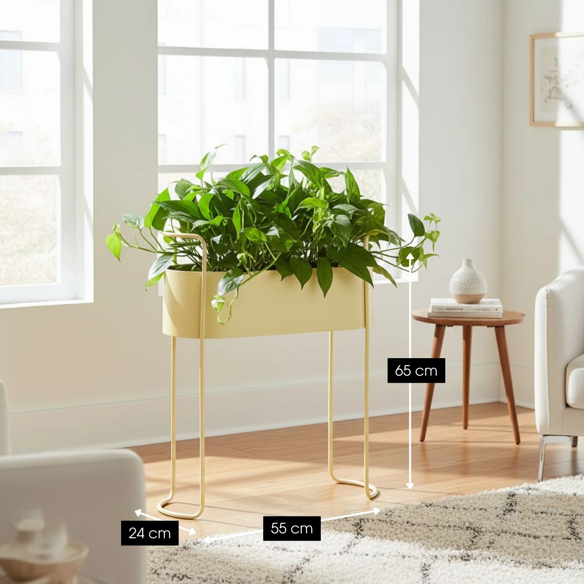 Flowerpot inside Moritz Beige by Mica Decorations