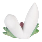 Decoration Statue Rabbit 12x9x11 cm White Plastic by Clayre & Eef.
