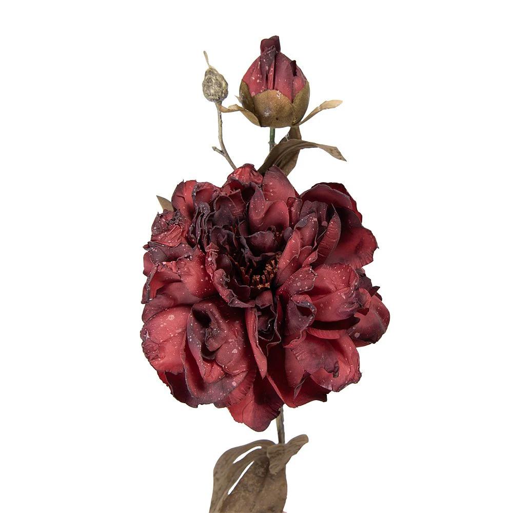 Artificial flower 73 cm Red Plastic by Clayre & Eef.