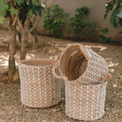 Boho Laundry Basket KERSO | Plant Basket | Storage Basket made of Banana Fibre (3 sizes) by Soeji