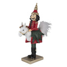 Decoration nutcracker 12x6x25 cm by Clayre & Eef.