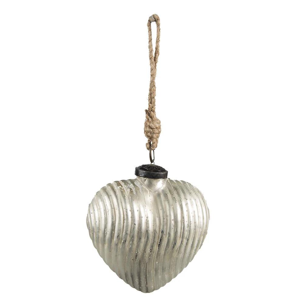 Weihnachtskugel 7x4x8 cm von Clayre & Eef.