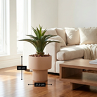 Flowerpot inside Lux Light brown by Mica Decorations