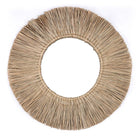 Wall Mirror from Seagrass Round with 60 cm Diameter RIMBA by Soeji