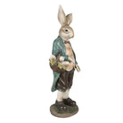 Decoration rabbit 17x10x38 cm by Clayre & Eef.