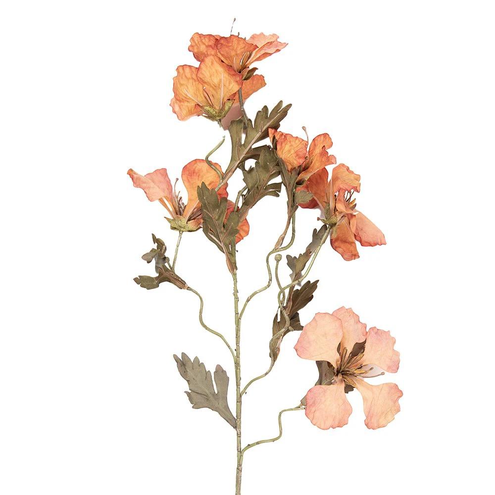 Artificial flower 82 cm Orange Plastic by Clayre & Eef.