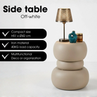 Side table Zea Off-white by Mica Decorations