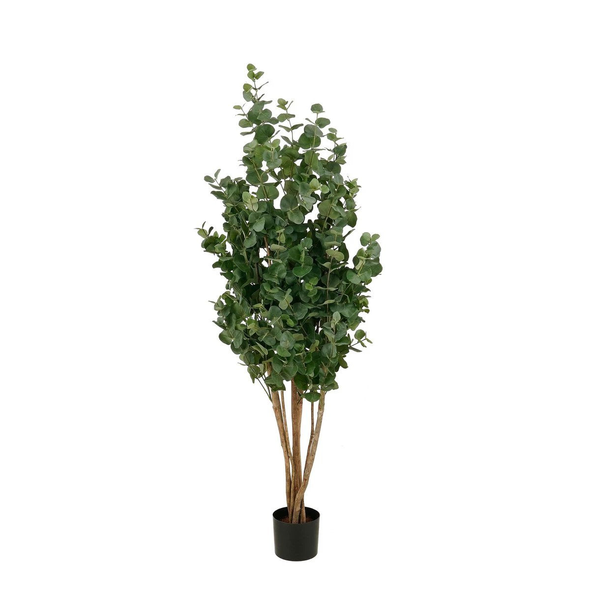 Artificial plant Eucalyptus tree Green by Mica Decorations