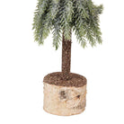 Mini Artificial Christmas Tree Ø 13x50 cm Green Wood by Clayre & Eef.