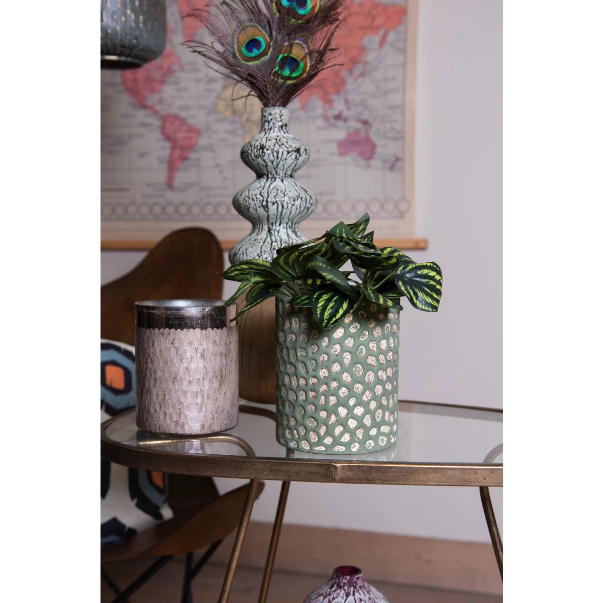 Tealight holder Ø 11x13 cm by Clayre & Eef.