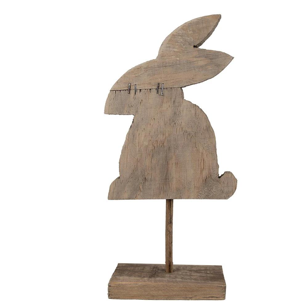 Decoratie konijn 14x8x30 cm by Clayre & Eef.