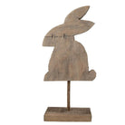 Decoratie konijn 14x8x30 cm by Clayre & Eef.