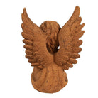 Decoration Statue Angel 15 cm Brown Polyresin Religious sculpture by Clayre & Eef.