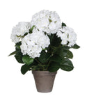 Artificial plant Hydrangea White by Mica Decorations