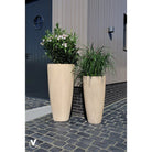 Plantenpot - Java stripe beige by Vase The World