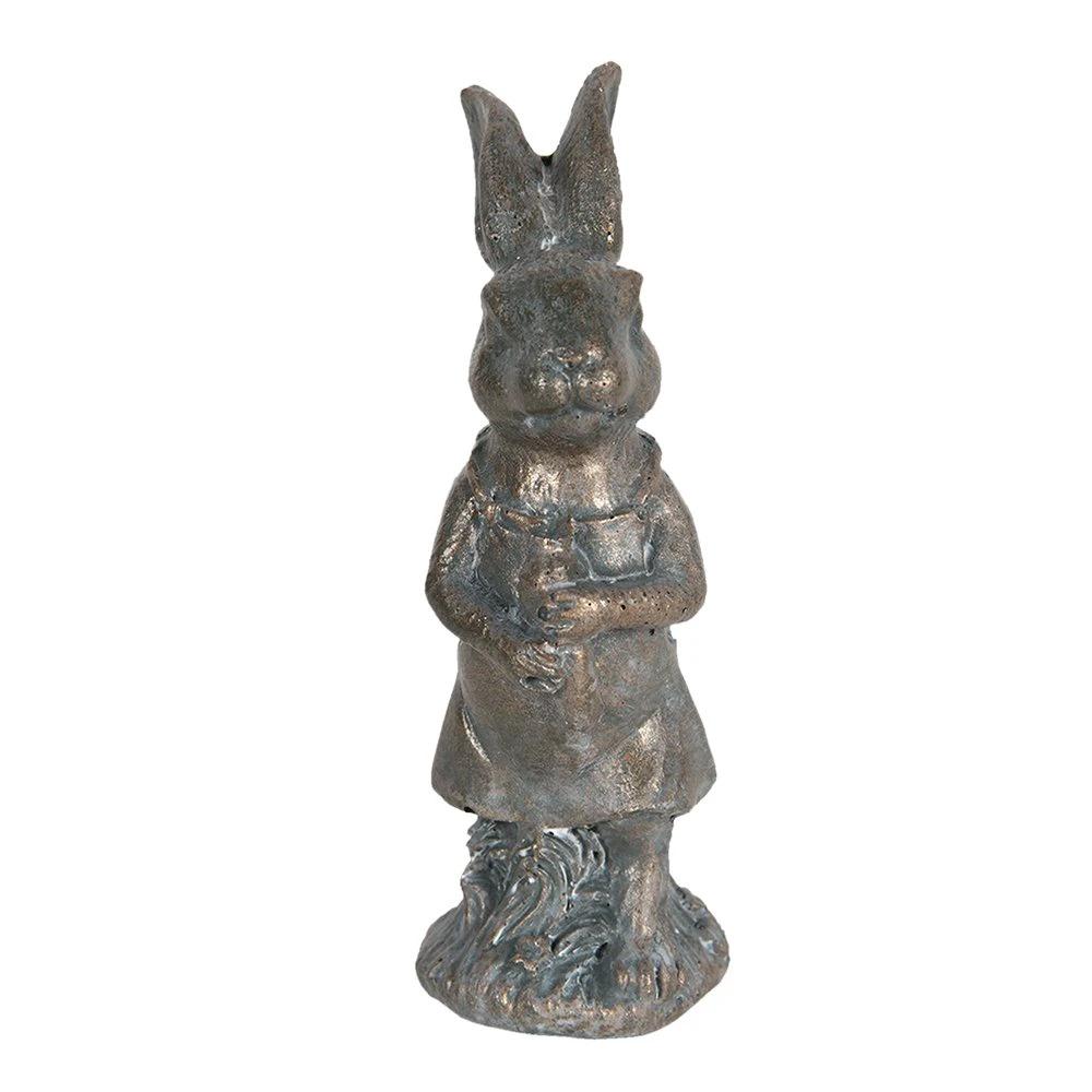 Decoration rabbit 4x4x11 cm by Clayre & Eef.