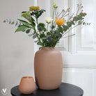 Tea -light holder - Tasman XS Matte Sand (set of 2 pieces) by Vase The World