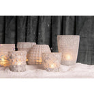 Tealight holder Ø 9x13 cm by Clayre & Eef.