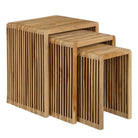 Side table set Yonker Brown by Mica Decorations