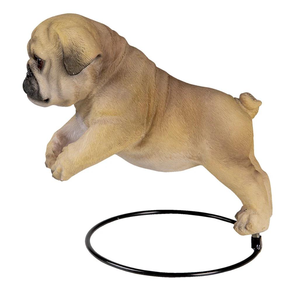 Decoration dog 18x12x14 cm by Clayre & Eef.