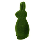 Decoration Statue Rabbit Ø 10x25 cm Green Plastic by Clayre & Eef.