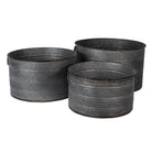 Dekorativer Pflanzenhalter (3) Ø 51x30 / Ø 46x26 / Ø 41x23 cm von Clayre & Eef.