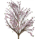 Artificial Cherry Blossom 190x190x300 cm Pink Plastic by Clayre & Eef.