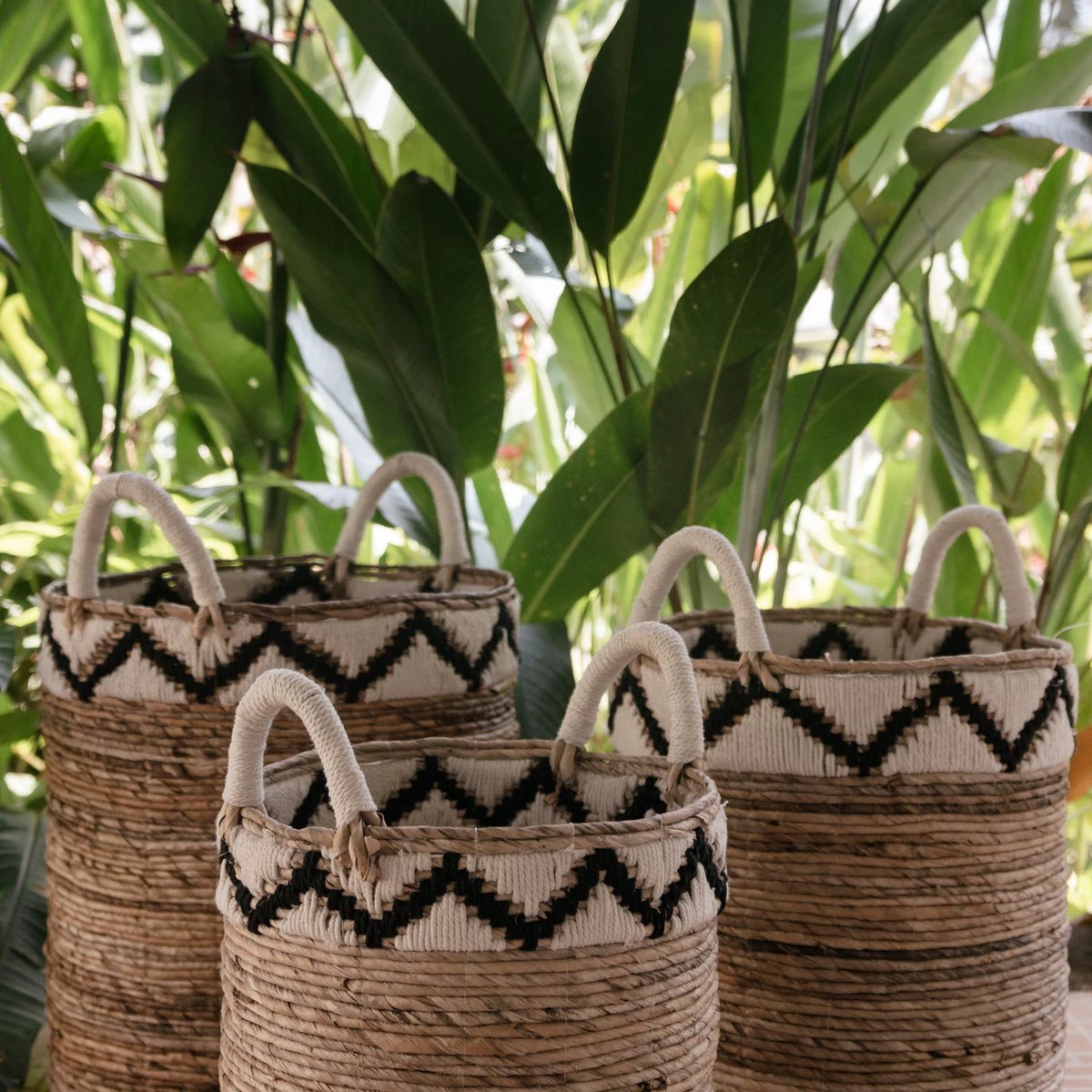 Basket | Laundry Basket | Plant Basket DALU made of Banana Fibre (3 sizes) by Soeji