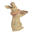 Dekorationsstatue Hase 31x20x33 cm Beige Kunststoff von Clayre & Eef.