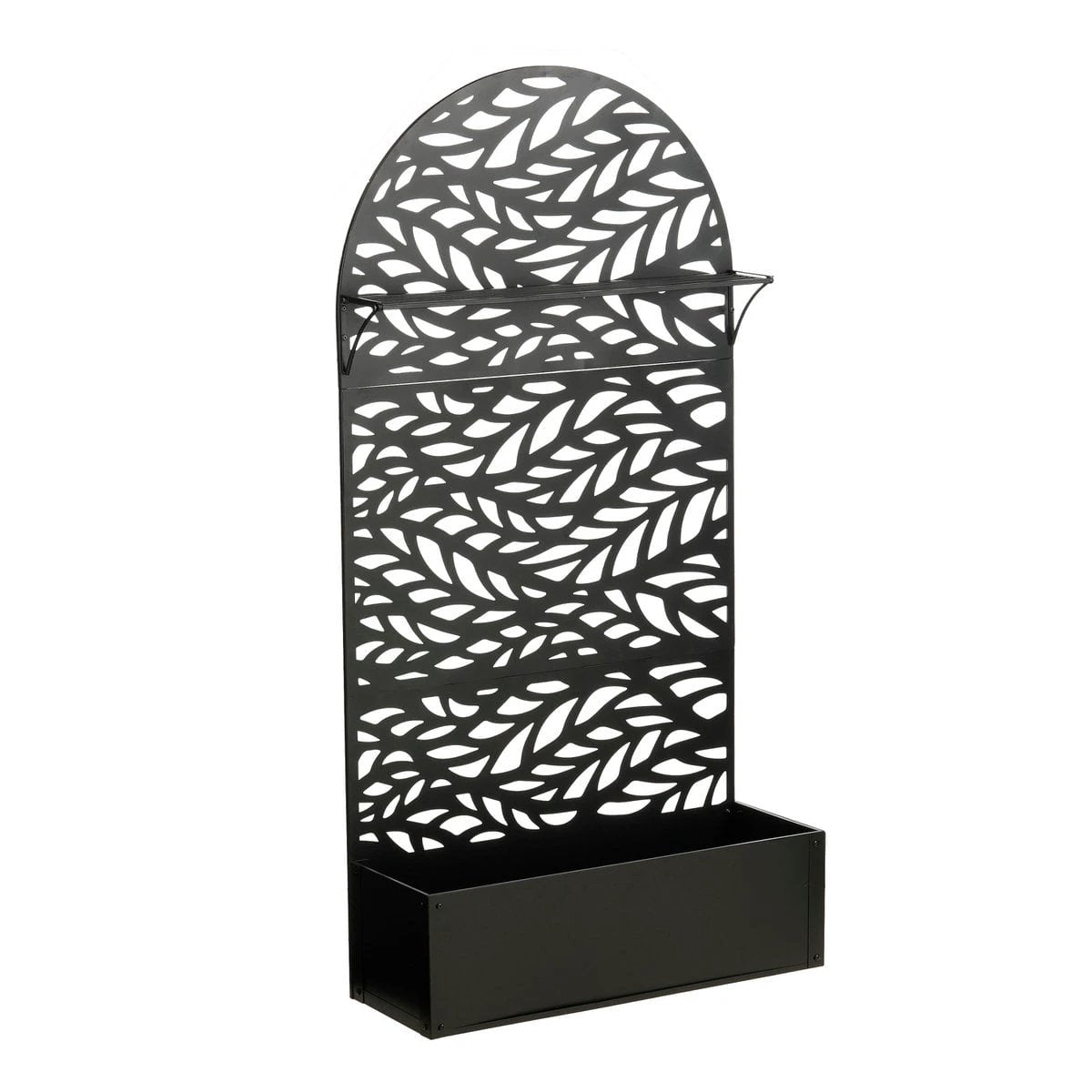 Plant stand outside Sapri Black by Mica Decorations