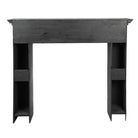 Kamin Schwarz, Holz 100x22x99 cm von Clayre & Eef.