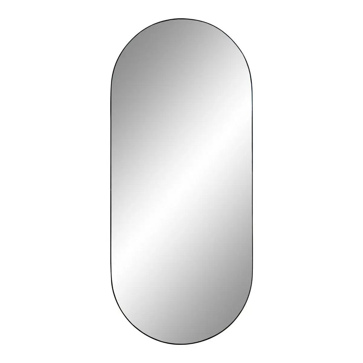 Jersey Mirror - Brass Look, Steel, 35x80x0.5 cm by EMIRELLE