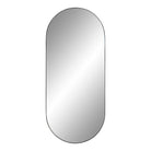 Jersey Mirror - Brass Look, Steel, 35x80x0.5 cm by EMIRELLE