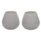 Tea -light holder - Tasman XS Ivory (set of 2 pieces) by Vase The World