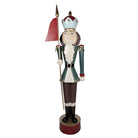 Christmas Decoration Statue Nutcracker 67x41x210 cm Green Red Metal by Clayre & Eef.