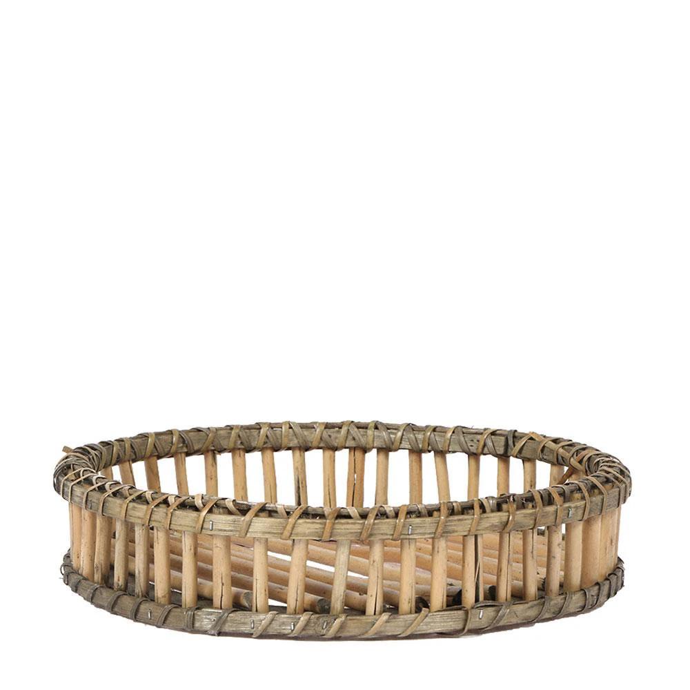 Hummingbird Home | Decorative bowl - Round Willow tray Ø30cm by Kolibri Company
