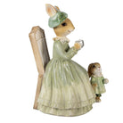 Decoration Statue Rabbit 14x10x18 cm Brown Plastic by Clayre & Eef.