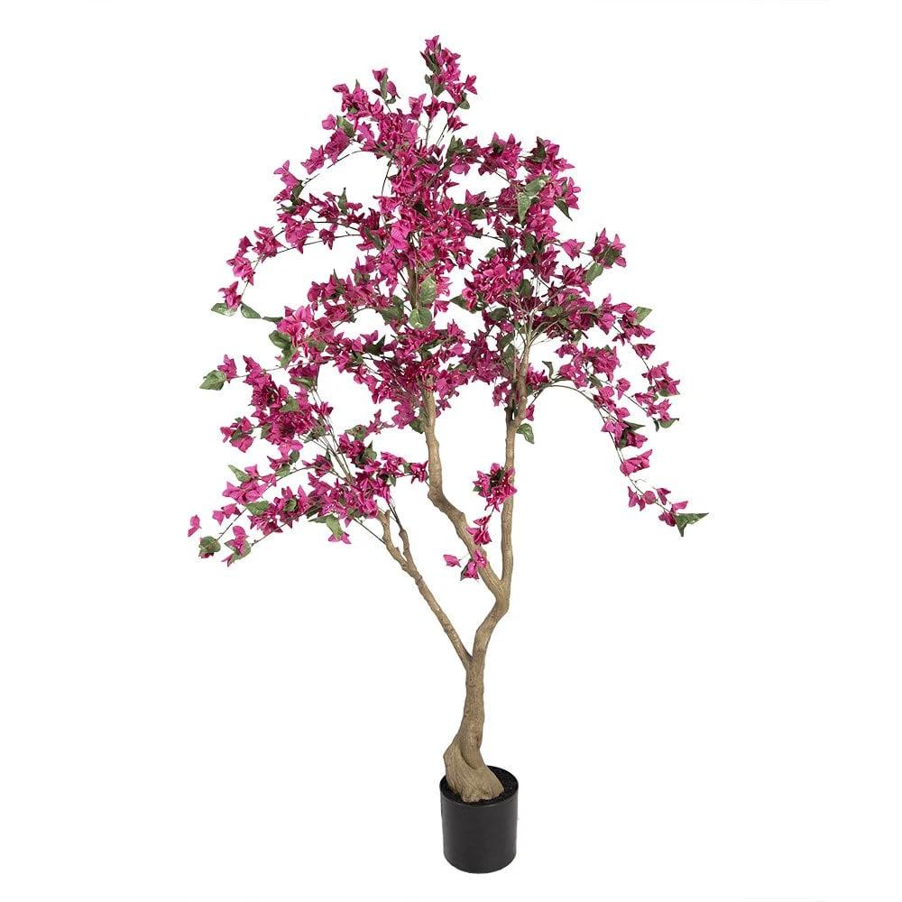 Künstlicher Baum Bougainvillea 80x80x180 cm Pink aus Kunststoff von Clayre & Eef.