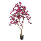 Künstlicher Baum Bougainvillea 80x80x180 cm Pink aus Kunststoff von Clayre & Eef.