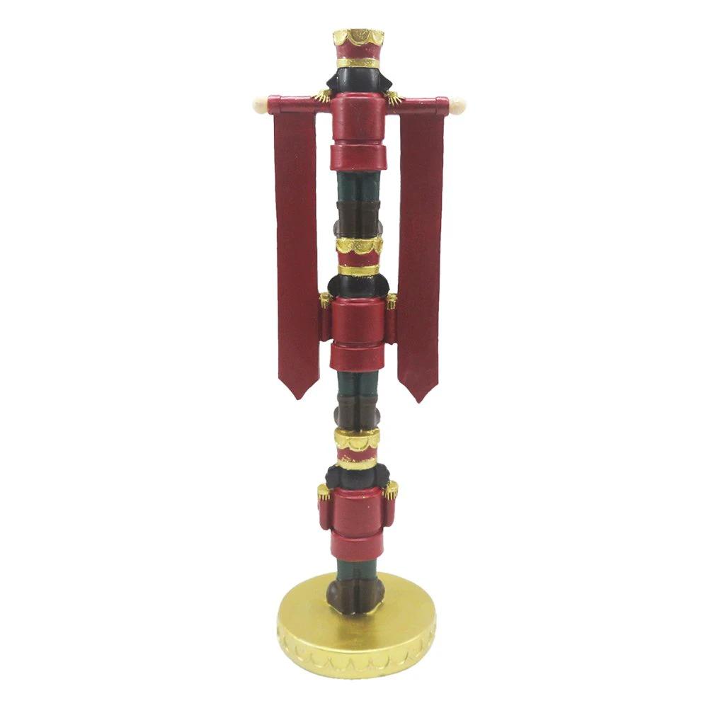 Decoration nutcracker 10x8x30 cm by Clayre & Eef.
