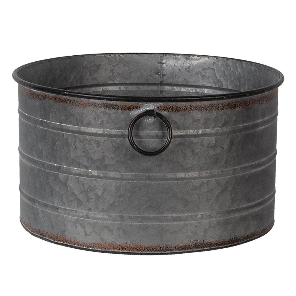 Dekorativer Pflanzenhalter (3) Ø 51x30 / Ø 46x26 / Ø 41x23 cm von Clayre & Eef.