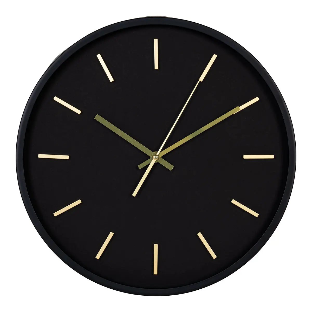 Kensington Wall Clock - Wall Clock, black, silent movement, round, ø35 cm by EMIRELLE