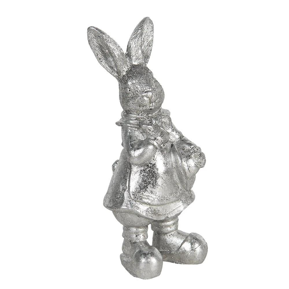 Decoration rabbit 6x6x13 cm by Clayre & Eef.