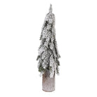 Mini Artificial Christmas Tree Ø 18x57 cm Green Plastic by Clayre & Eef.