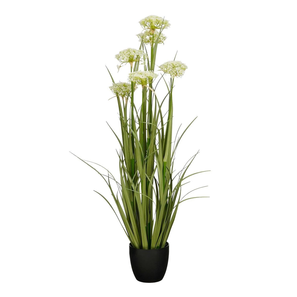 Artificial Plant Ornamental Grass White by Mica Decorations