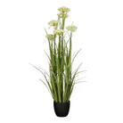 Artificial Plant Ornamental Grass White by Mica Decorations